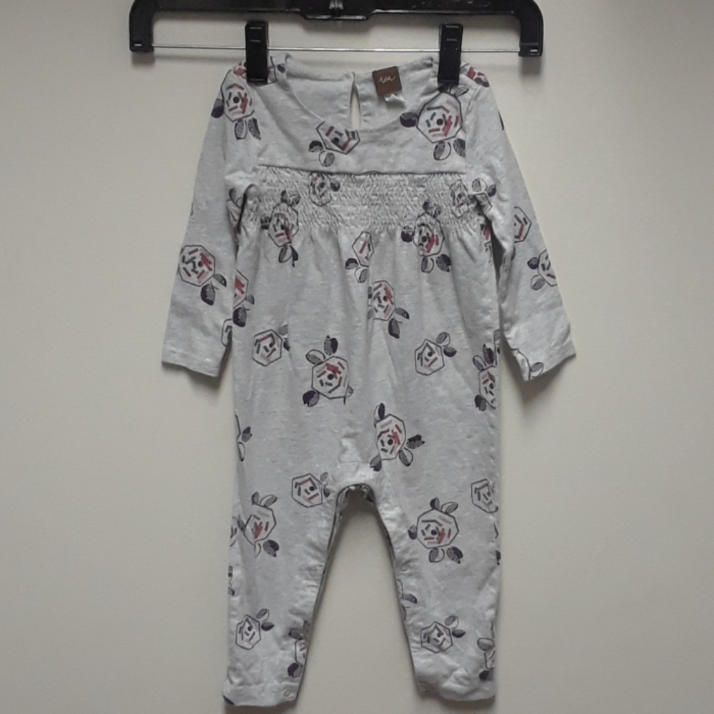 Tea collection long sleeve romper